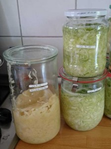 Kohlverfärbung nach einigen Monaten