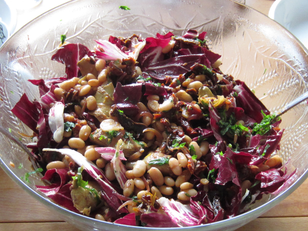 Bohnensalat mit Radicchio